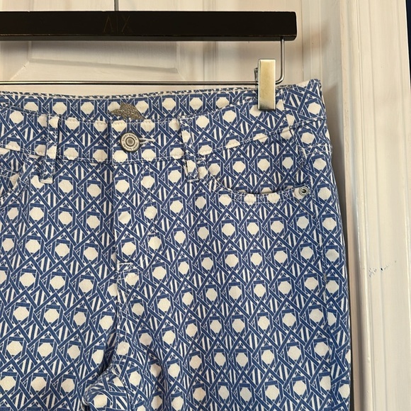 NWOT Women’s Tommy Bahama Cataline Caning SKINNY Ankle Blue Denim Jeans Sz 10 - Picture 4 of 10